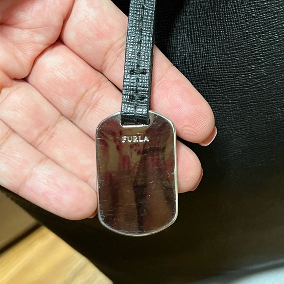 FURLA Black Saffiano Leather Small Tote Bag - Picture 5 of 15